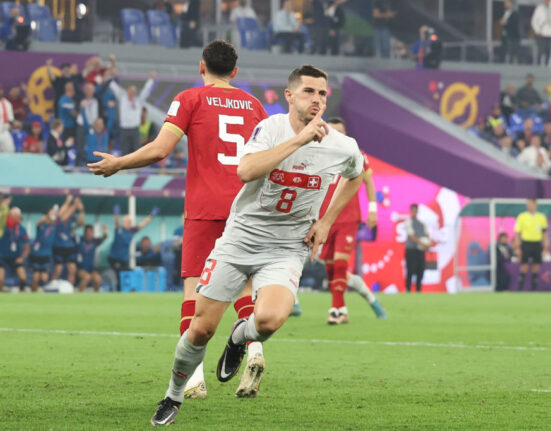 سويسراً تفوز على صربيا (3-2) وتتأهل إلى ثمن نهائى كأس العالم قطر 2022.